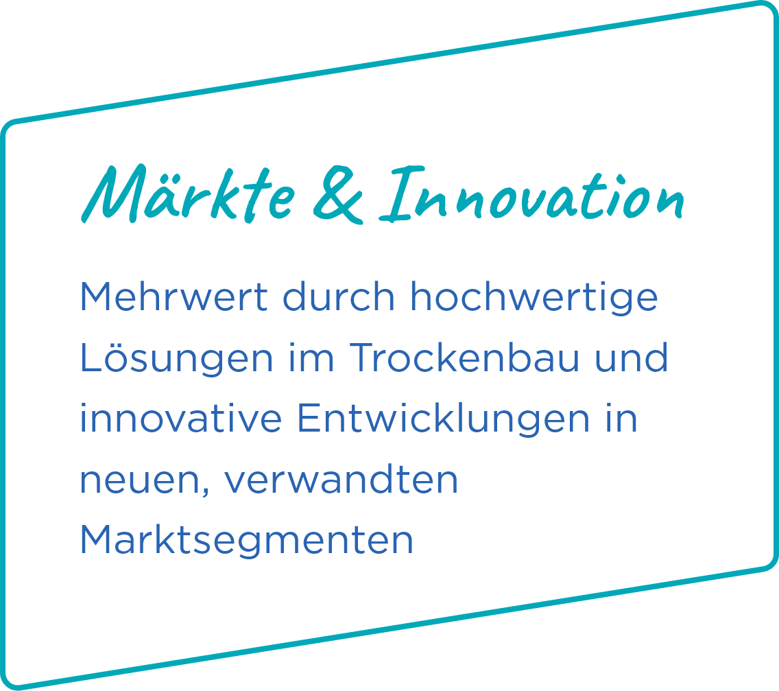 Märkte und Innovation Rigips AG